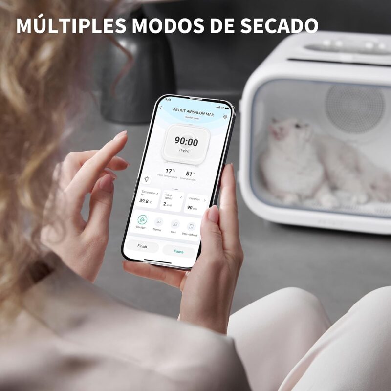 Secadora Automática de Mascotas PETKIT AIRSALON MAX - Imagen 8