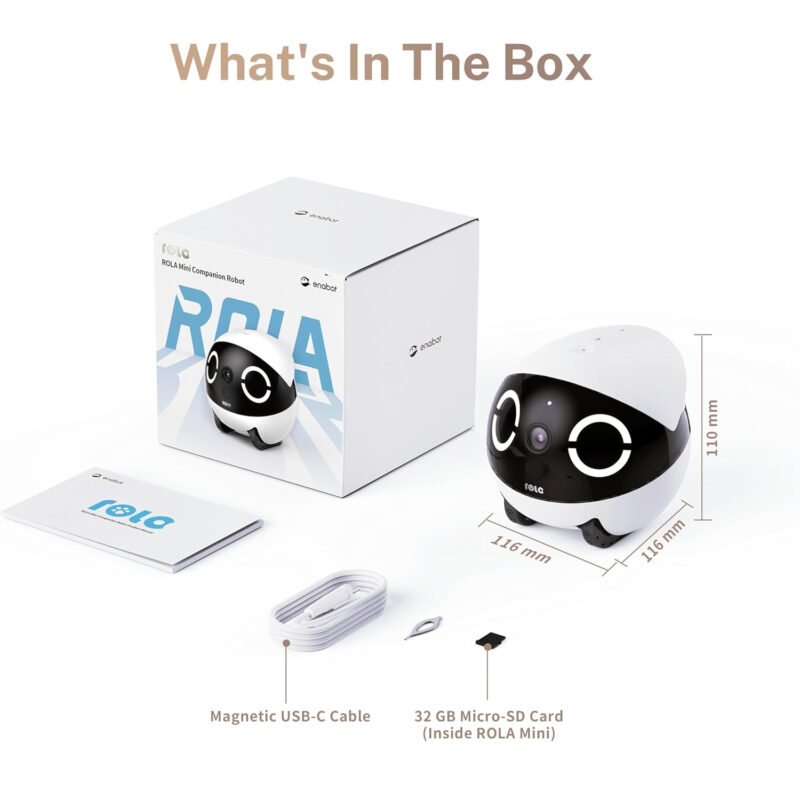 Cámara Robot para Mascotas Enabot EBO ROLA Mini 2K - Imagen 8