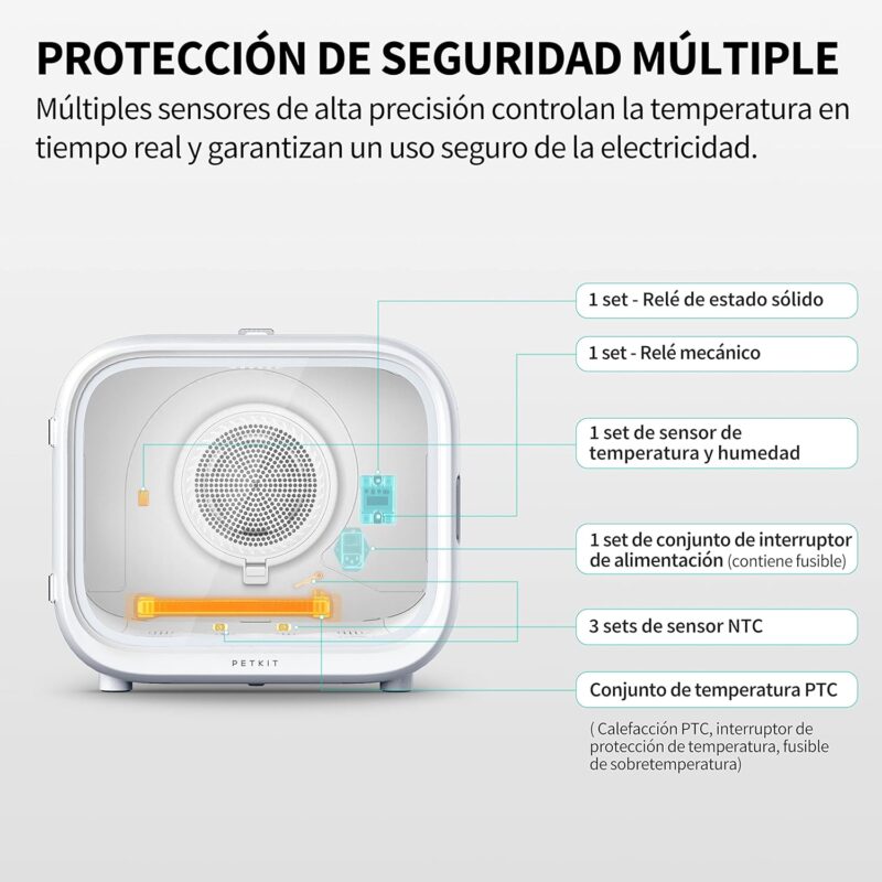 Secadora Automática de Mascotas PETKIT AIRSALON MAX - Imagen 5