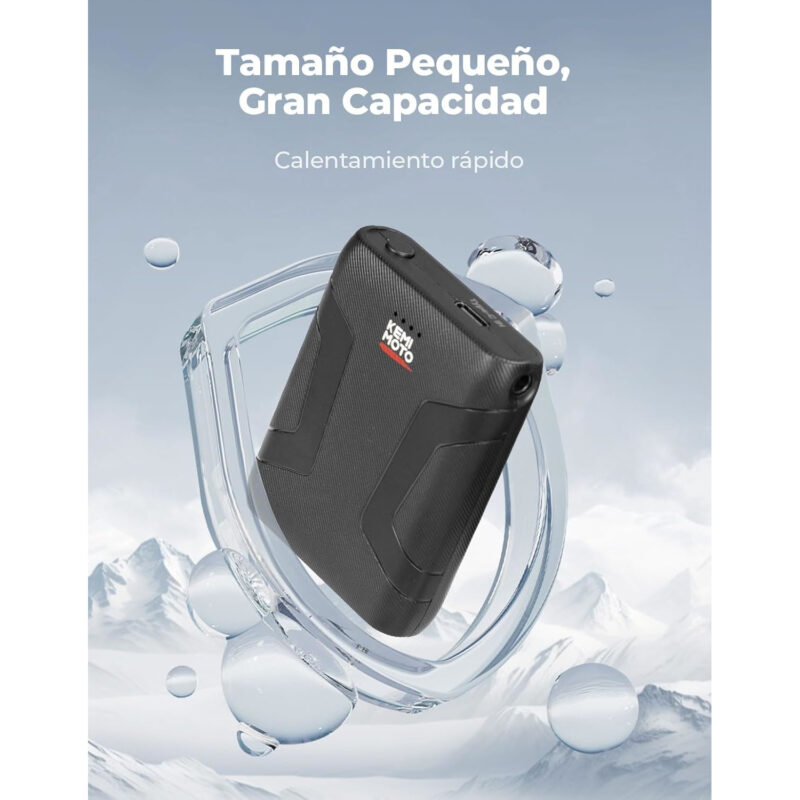 KEMIMOTO Guantes Calefactables, Guantes Térmico Invierno con Batería 2500 mAH, Guantes Cálido Ligeros Cómodos Flexibles para Moto Trabajadores Deportes Inviernos al Aire Libre Hielo Nieve - Imagen 6