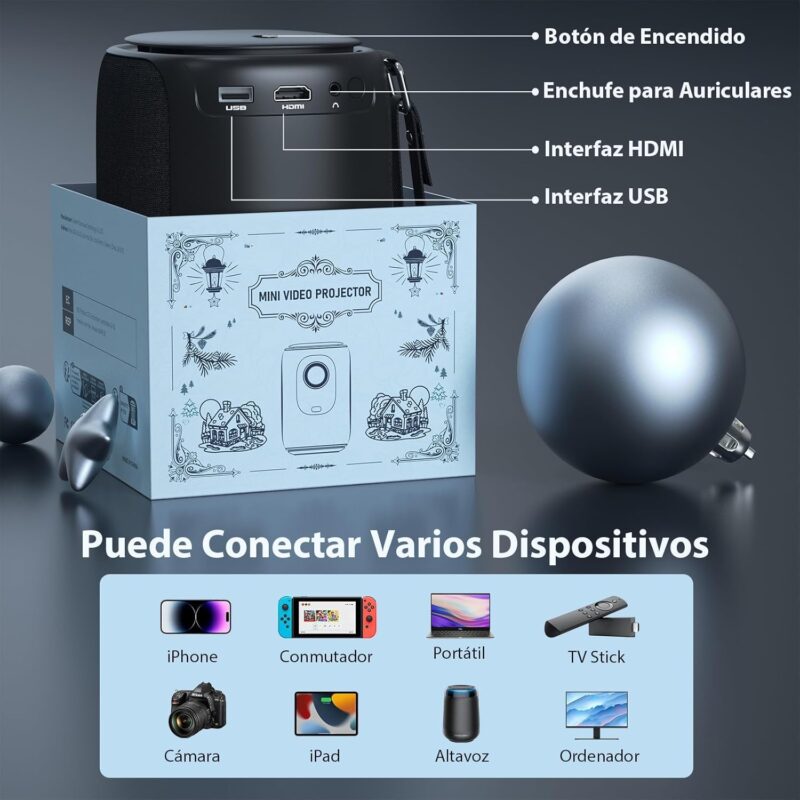 Proyector Portatil Lisowod L01Pro - Imagen 2