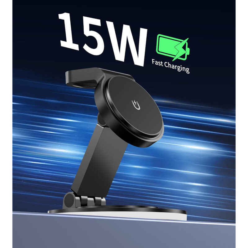 Cargador Inalámbrico Plegable 3 en 1 RoroSkin X538 - Imagen 4