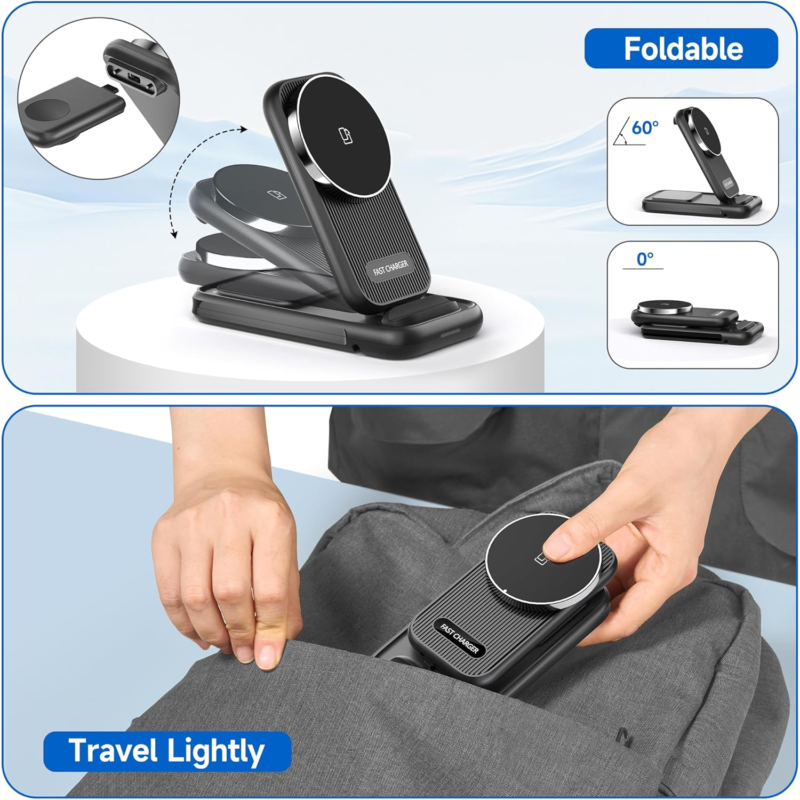 4 en 1 Cargador Inalámbrico Honestself - Imagen 4