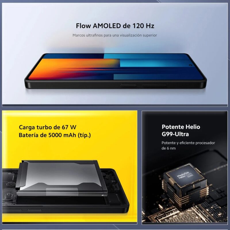 POCO M6 Pro 4G 8GB/256GB 12/512GB NFC EU Charger Global Version Teléfono móvi - Imagen 5
