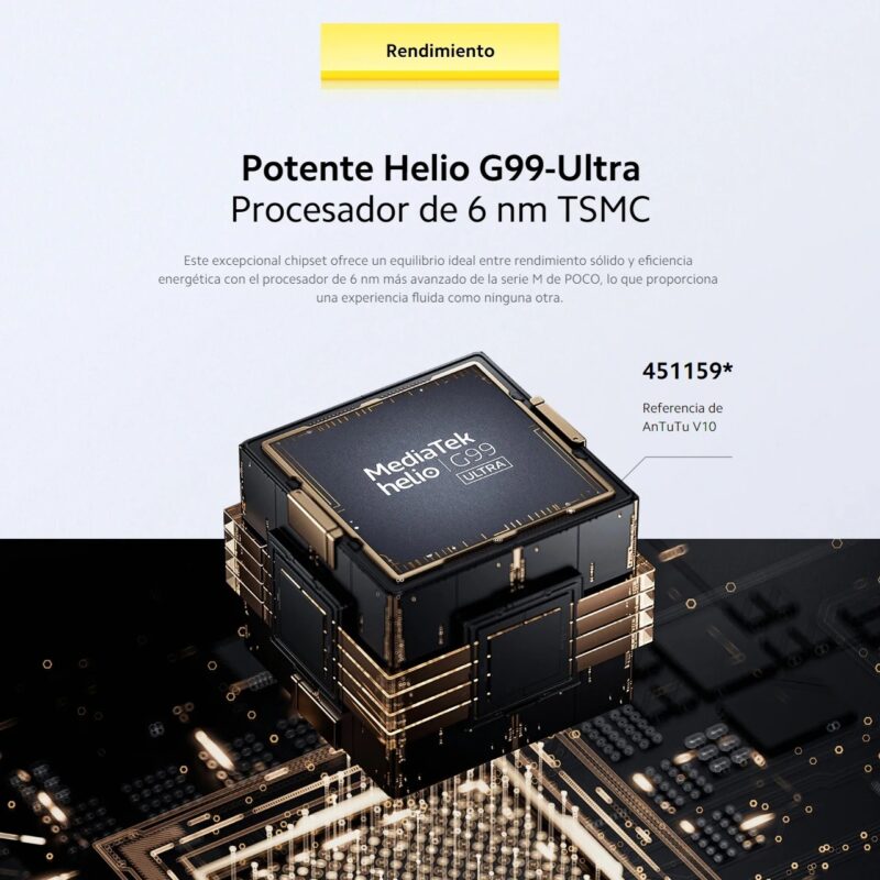 POCO M6 Pro 4G 8GB/256GB 12/512GB NFC EU Charger Global Version Teléfono móvi - Imagen 3