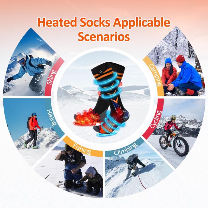 Calcetines Termicos Recargable con App Jkevow - Imagen 4