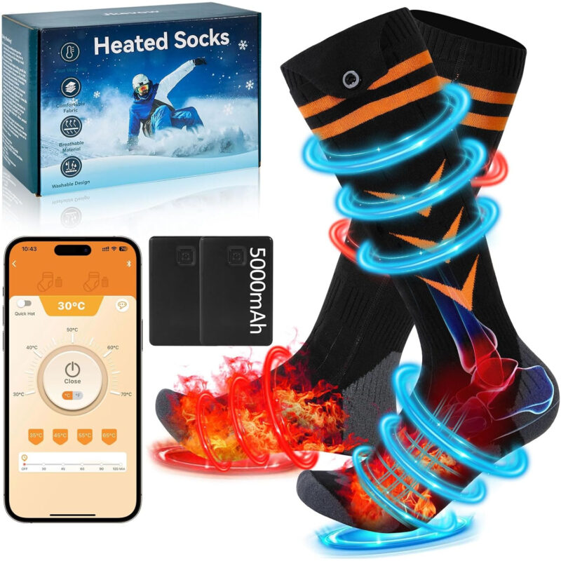 Calcetines Termicos Recargable con App Jkevow